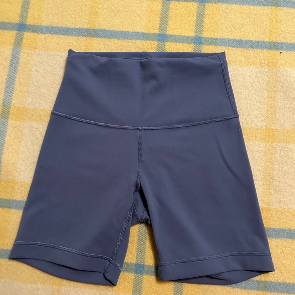 Lululemon Wunder Train High-rise 6” Short Oasis Blue NWOT yoga, bike, running